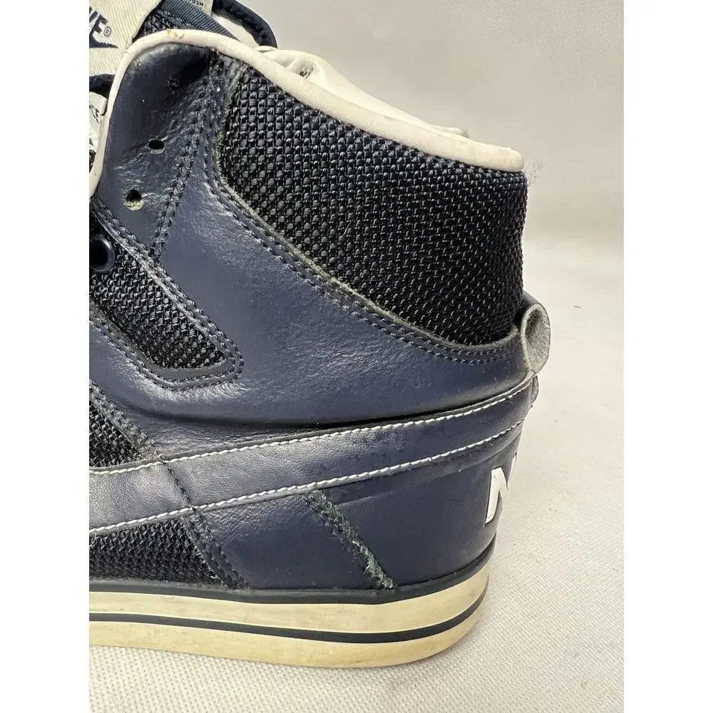 Nike Delta Force AC High Shoes Blue Basketball Lace up Sneakers Size 11